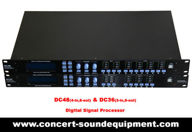 Digital Sound Processor / 4 input , 8 ouput Digital Signal Processor For Concert And Living Show