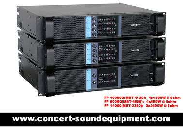 Concert Sound Equipment / 4 Channel 4x1300W Switching Amplifier FP 10000Q With Actual Copper Heat Sink