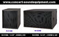 Nightclub Sound Equipment / 2x18" Direct Reflex 4ohm 1200W Subwoofer For Concert , Disco Living Event  And Show